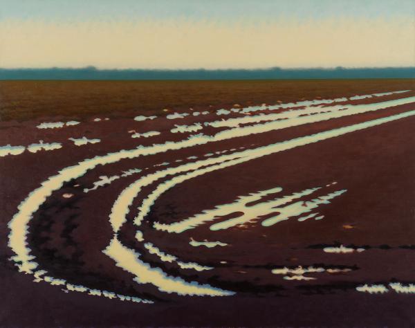 Antoni Starowieyski - "Ślady" 2006 olej:płótno 150x190