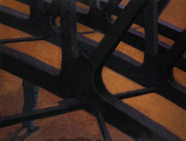 Antoni Starowieyski - "Most 1" 1998, olej:płótno 130x170cm