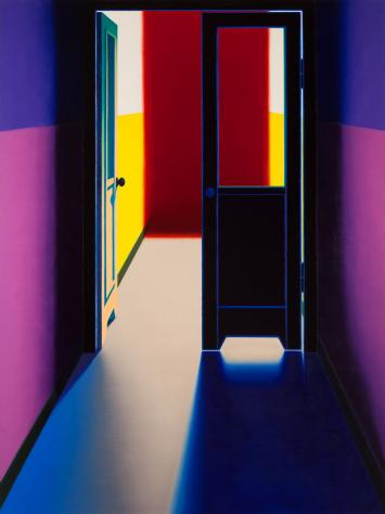 Korytarz - 200x150cm - olej płótno 2013